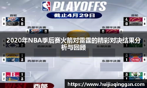 2020年NBA季后赛火箭对雷霆的精彩对决结果分析与回顾